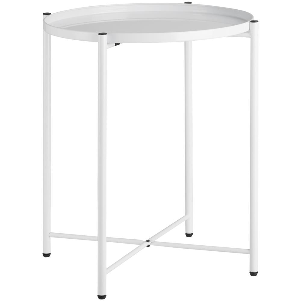 Tavolino Chester 45,5 X 45,5 X 53 Cm - Bianco - Foto 1