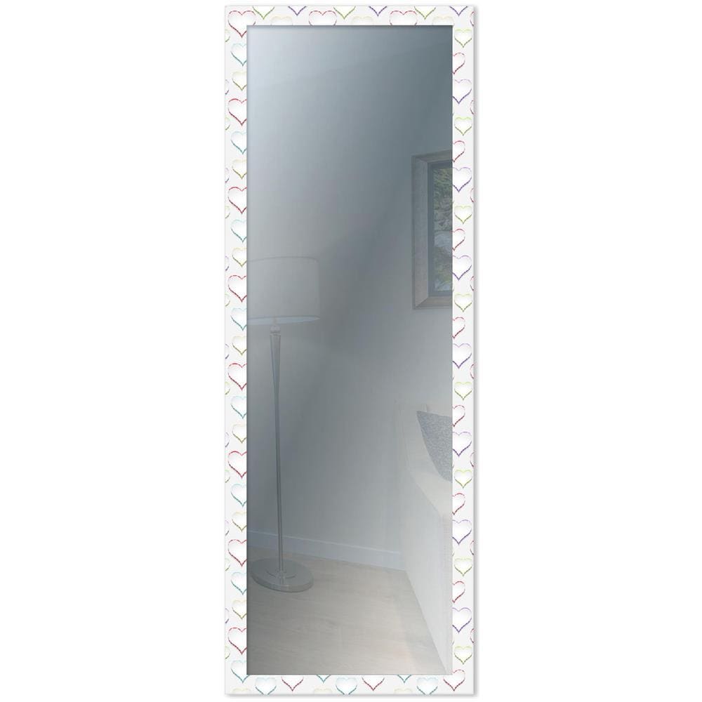 Lupia Mirror Fantasy STELI Brown - Specchio Da Parete Moderno, Cornice In Legno Stampata, Cm 44x127, Vetro Cristallo