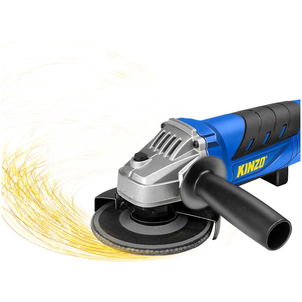 Smerigliatrice Angolare Disco da ?115mm 710W Velocit? 1100 Giri Lavori Fai da Te - Foto 4