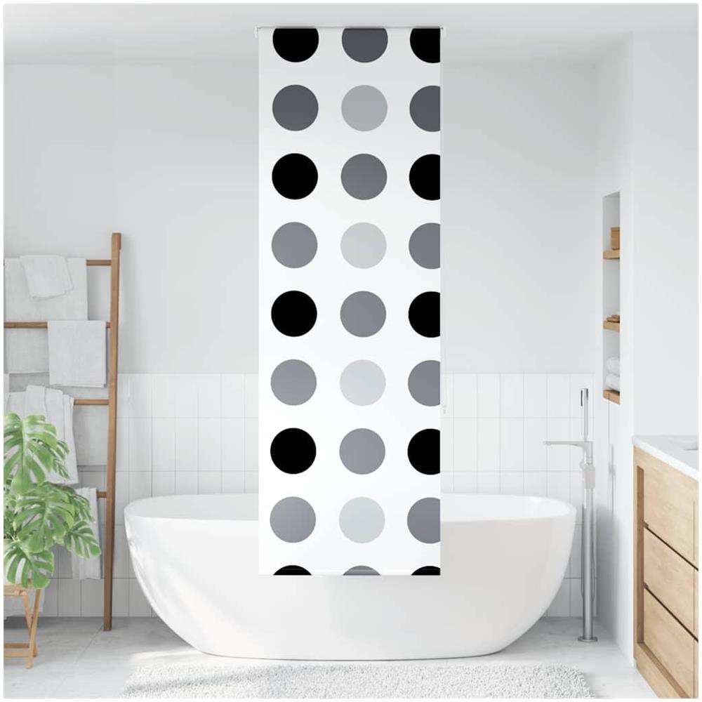 Tenda a Rullo Doccia 80x240 cm Larghezza Tessuto 76 cm - Foto 2