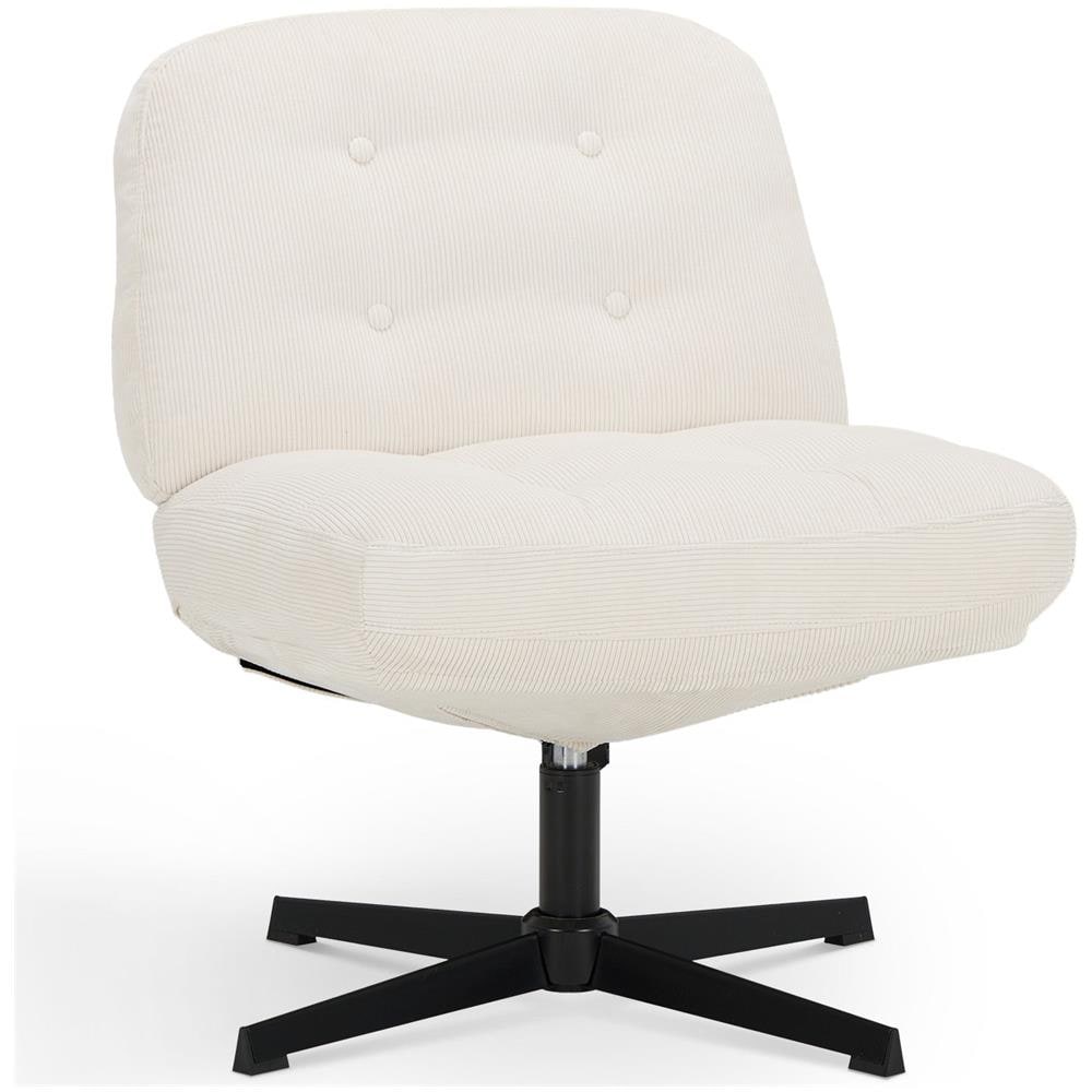 Sedia Da Ufficio, Con Ampia Seduta In Memory Foam, Elevato Comfort Di Seduta E Supporto Ottimale, Ideale Per Ufficio E Home Office, Colore Bianco - Foto 1