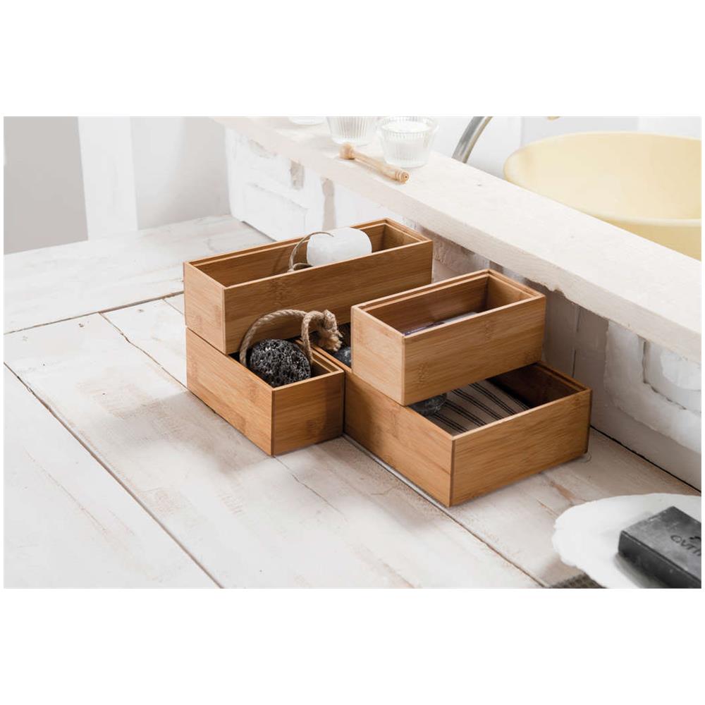 Osaka Organizer Contenitore Portaoggetti In Bambù - Xxl - Foto 2