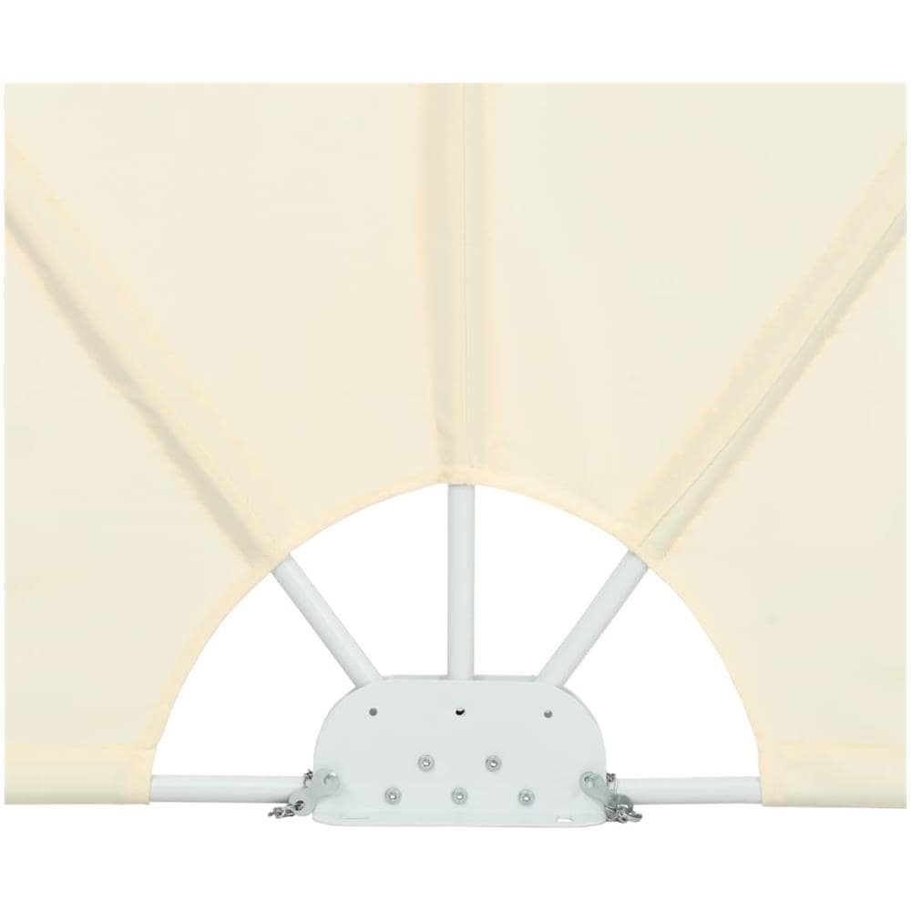 Tenda Laterale per Terrazza Pieghevole Crema 400x200 cm - Foto 7