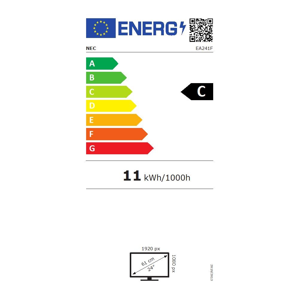 Monitor 23.8" LED IPS MultiSync EA241F Full HD 1920x1080 Pixel Tempo di Risposta 5 ms - Foto 2