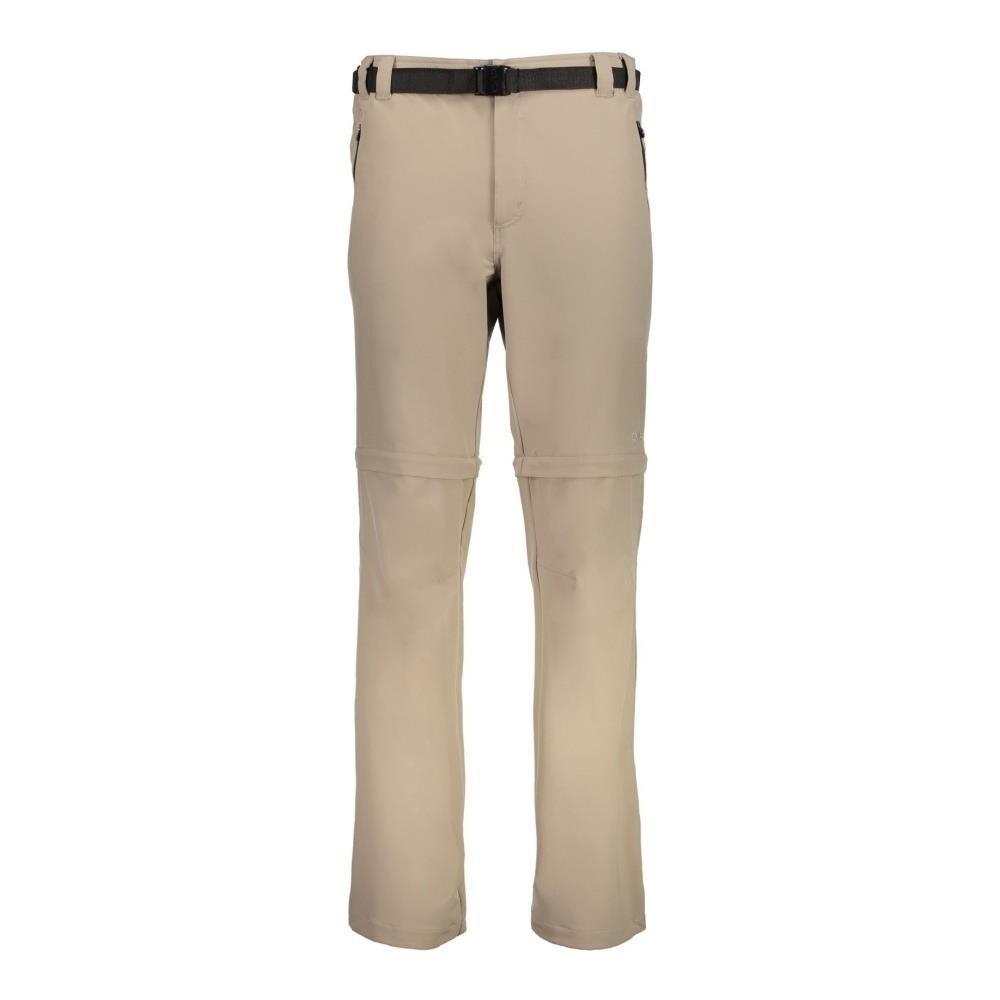 Pantaloni Trekking Uomo Stretch Zip Off - Taglia: 56 - Colore: Beige - Foto 1