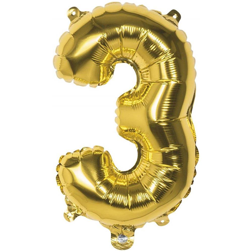 Procos - Palloncino Alluminio Oro Numero 33 Cm - Foto 4