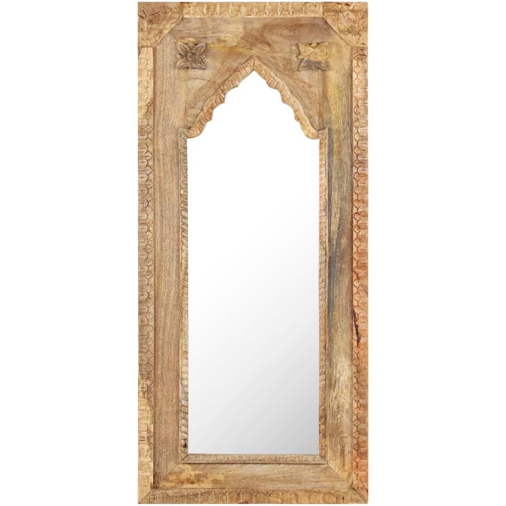 Specchio 50x3x110 Cm In Legno Massello Di Mango - Foto 1