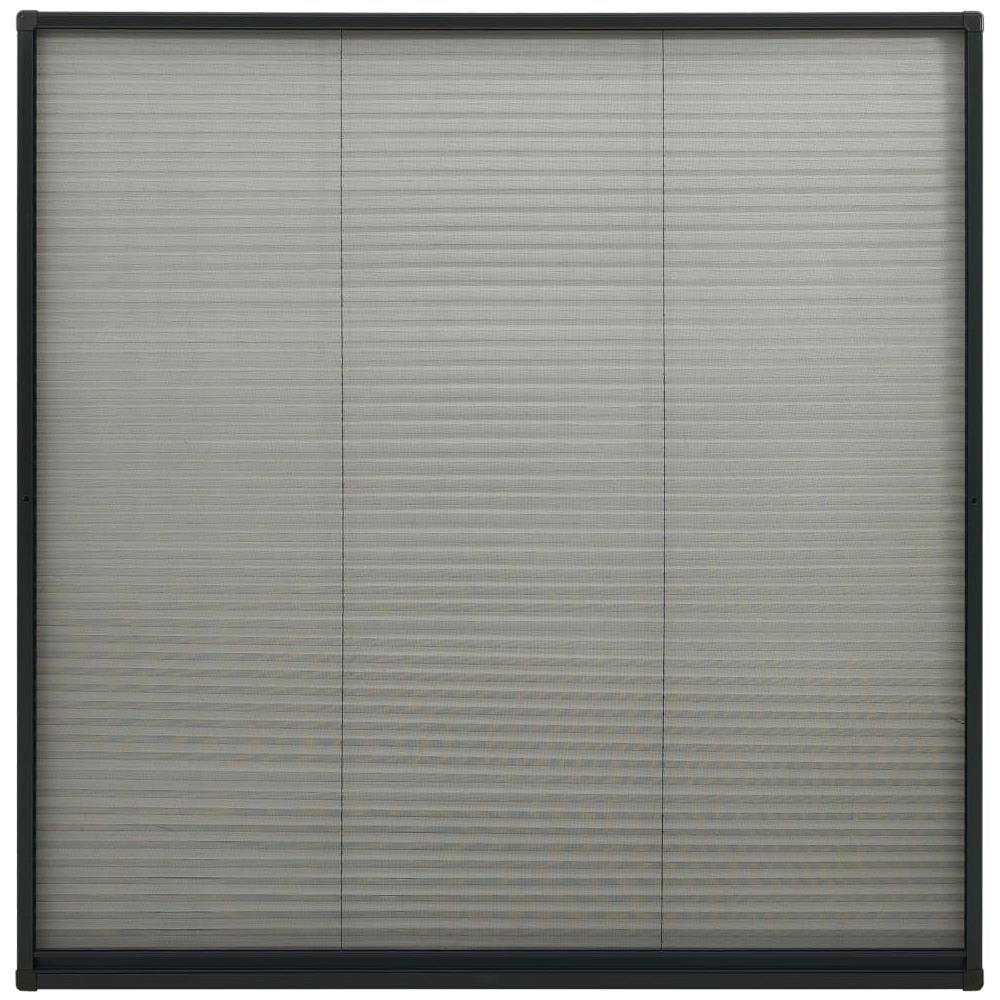 Zanzariera Plissettata per Finestre in Alluminio 120x120 cm - Foto 1
