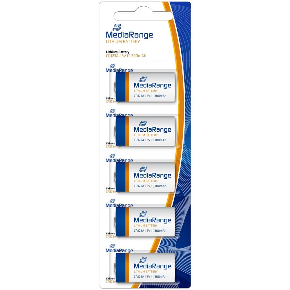 MRBAT150, Litio, Cilindrico, CR123A, Cd (cadmio) , Hg (mercurio) , Blister - Foto 1