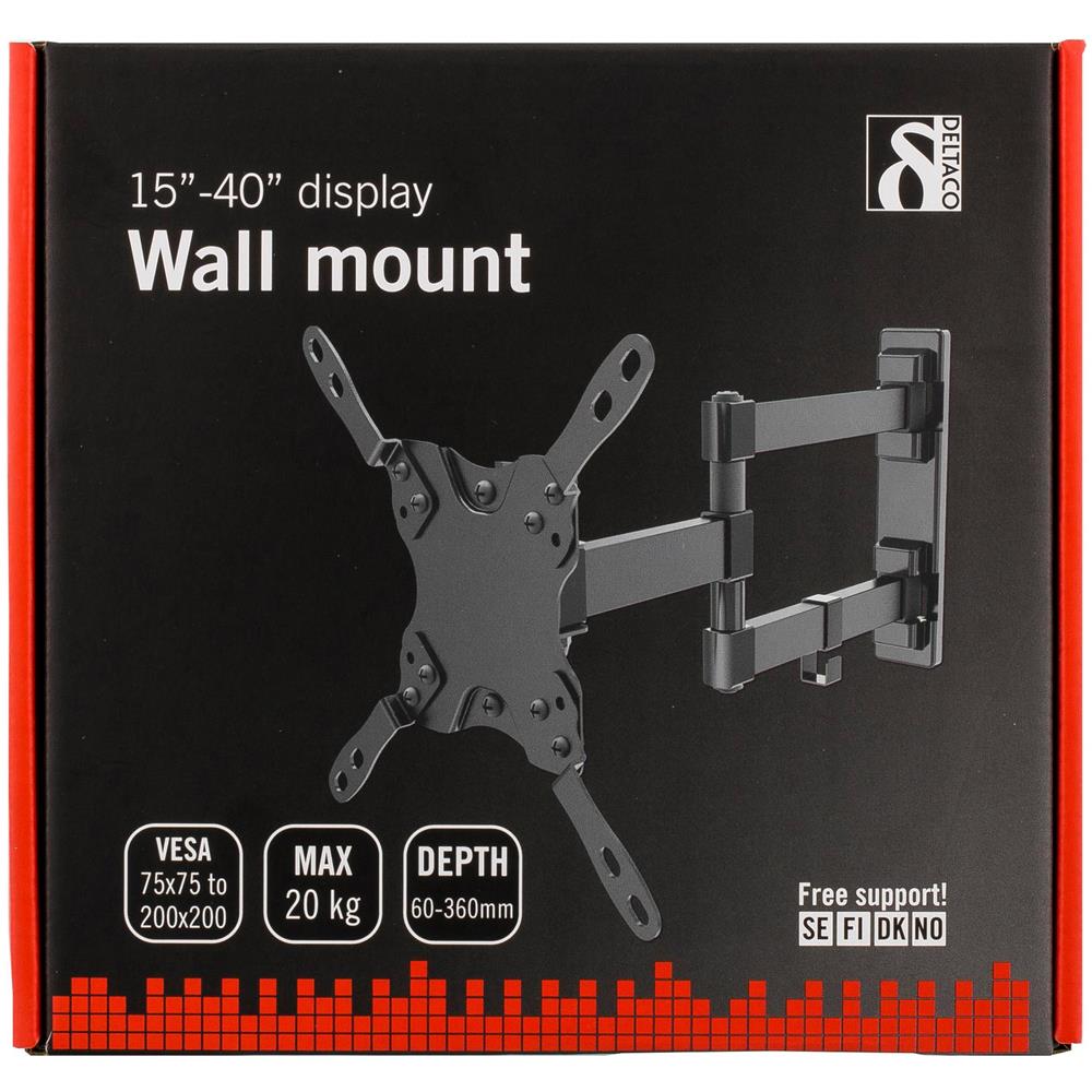 ARM-459 supporto da parete per tv a schermo piatto 101,6 cm (40") Nero - Foto 2