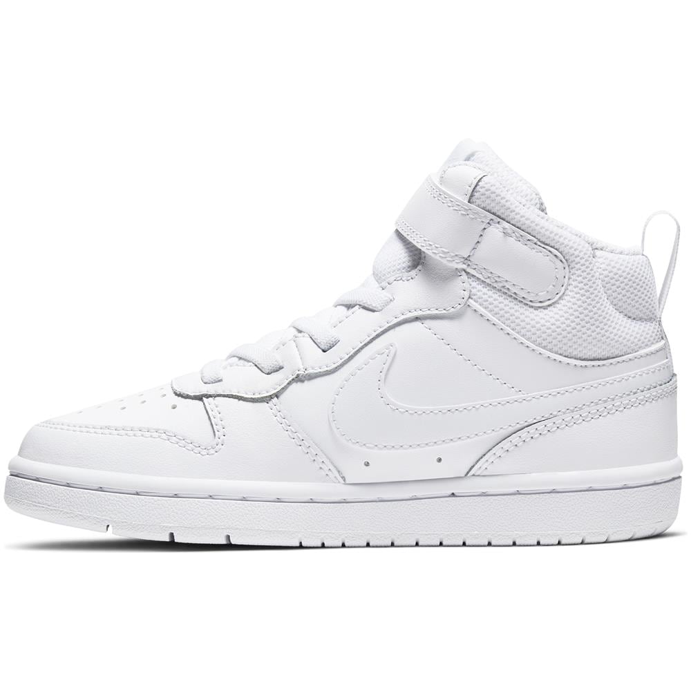 Scarpe Court Borough Mid 2 Taglia 30 Codice Cd7783-100 Bianco - Foto 2