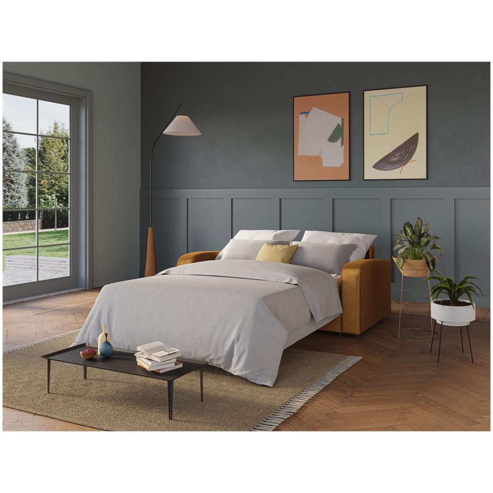 Lebron Divano Letto Matrimoniale In Velluto Morbido T01 Grigio Chiaro 216 Cm (mat. 160x197) - Foto 2