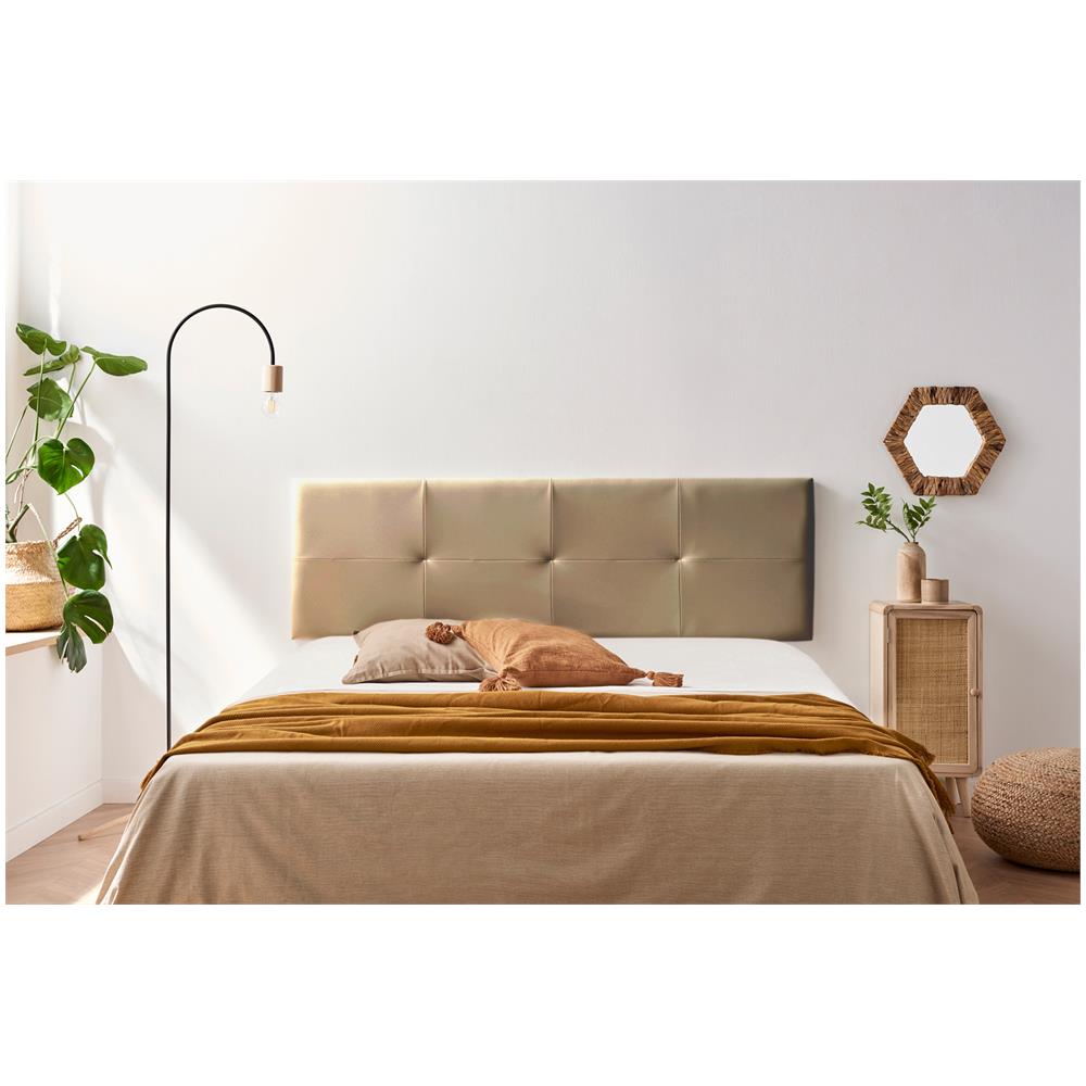 Testiera Imbottita Altea Similpelle 115x50x5 Cm - - Foto 4