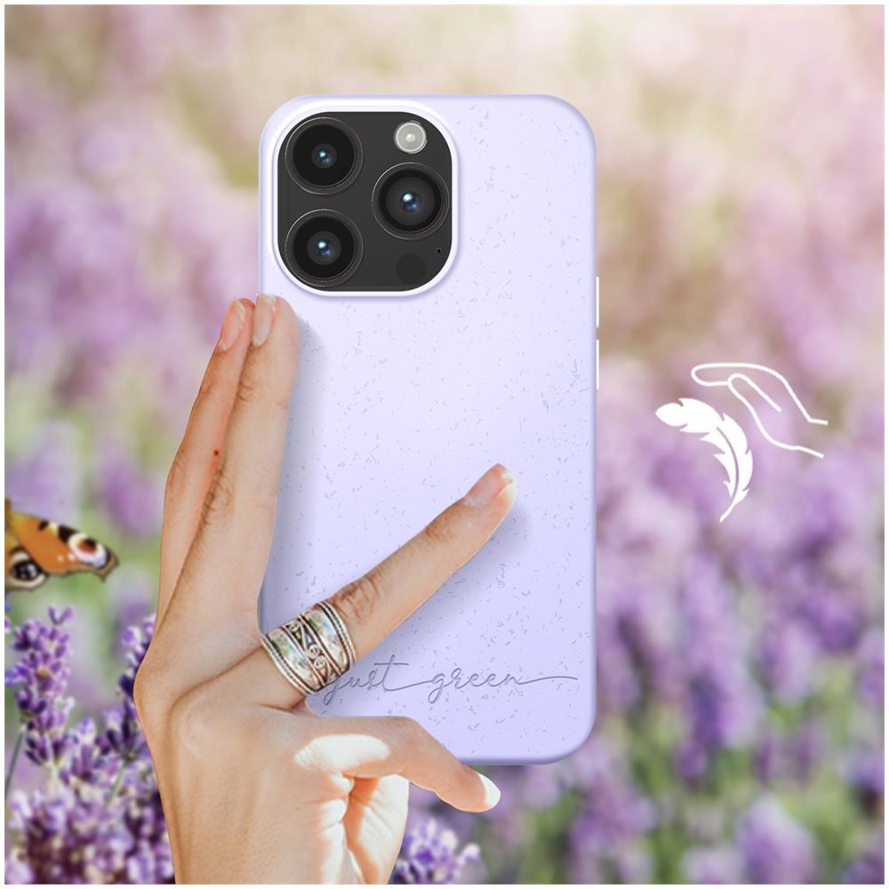 Cover Biodegradabile Per Iphone 14 Pro Max Lilla - Foto 5