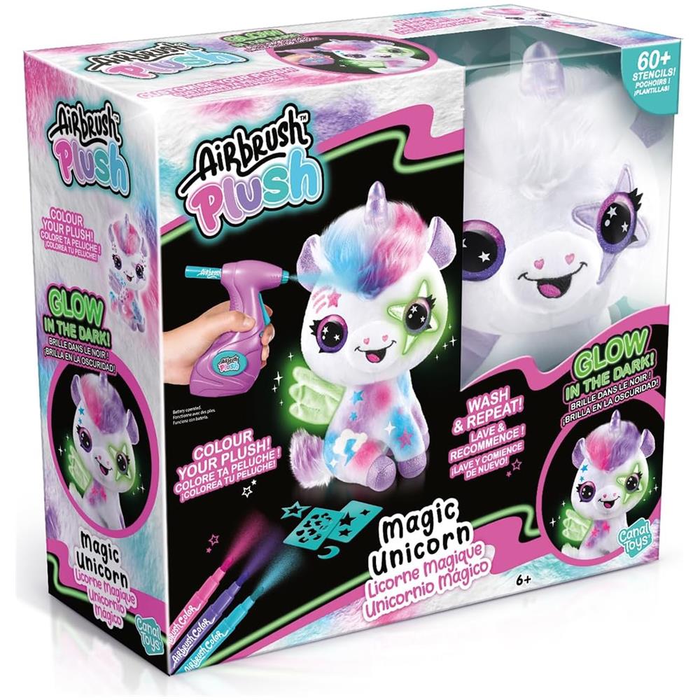 Peluche Giocattoli 20289581 Airbrush Plush Magic Unicorn - Foto 2