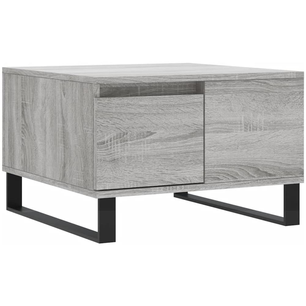 Tavolino Salotto Grigio Sonoma 55x55x36,5 Cm Legno Multistrato - Foto 2