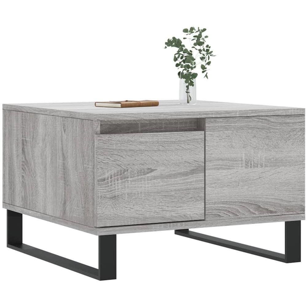 Tavolino Salotto Grigio Sonoma 55x55x36,5 Cm Legno Multistrato - Foto 3