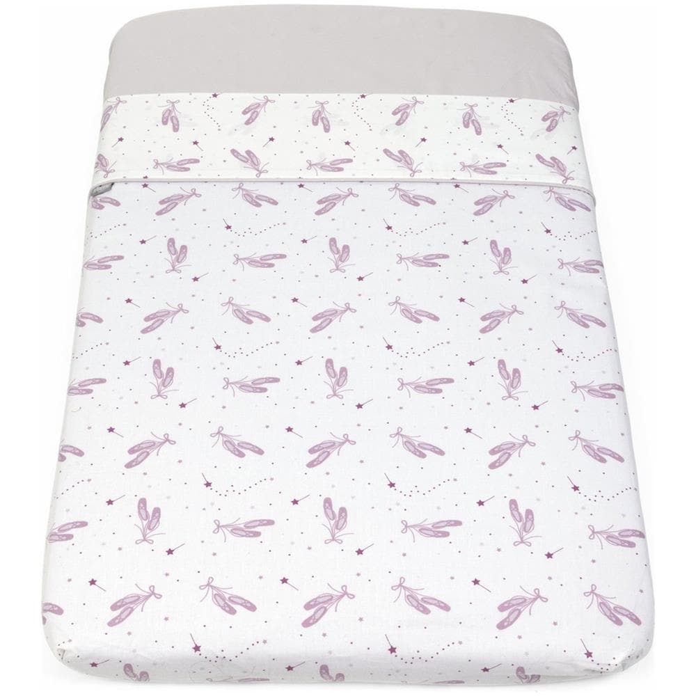09010907110990 coprimaterasso per bambino 2 pz Rosa Cotone Riutilizzabile - Foto 1
