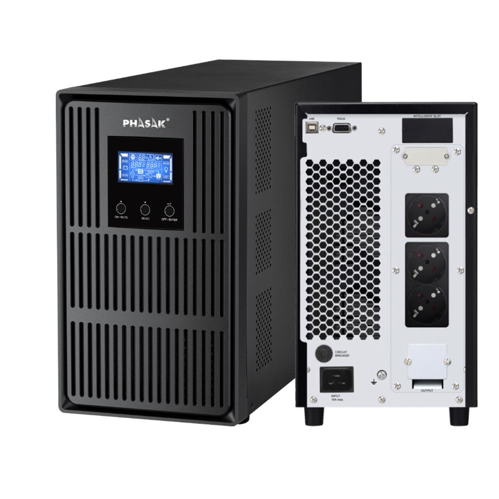 PH 8030 gruppo di continuità (UPS) Doppia conversione (online) 3 kVA 2700 W 3 presa (e) AC - Foto 1