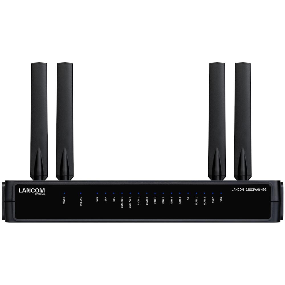 Router Wireless 1803VAW-5G 10, 100, 1000 Mbit /s 5x RJ-45 MiniSIM Colore Nero - Foto 1