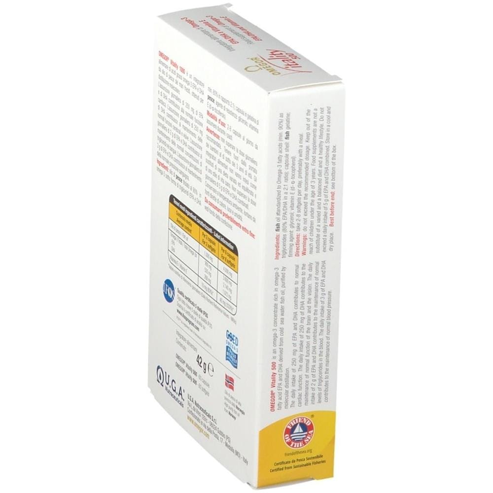 Omegor Vitality 500 60 Capsule - Foto 1
