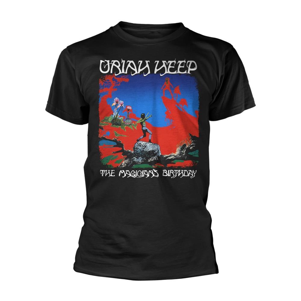 Uriah Heep - The Magicians Birthday (Black) (T-Shirt Unisex Tg. L) - Disponibile dal 10/09/2018 - Foto 1