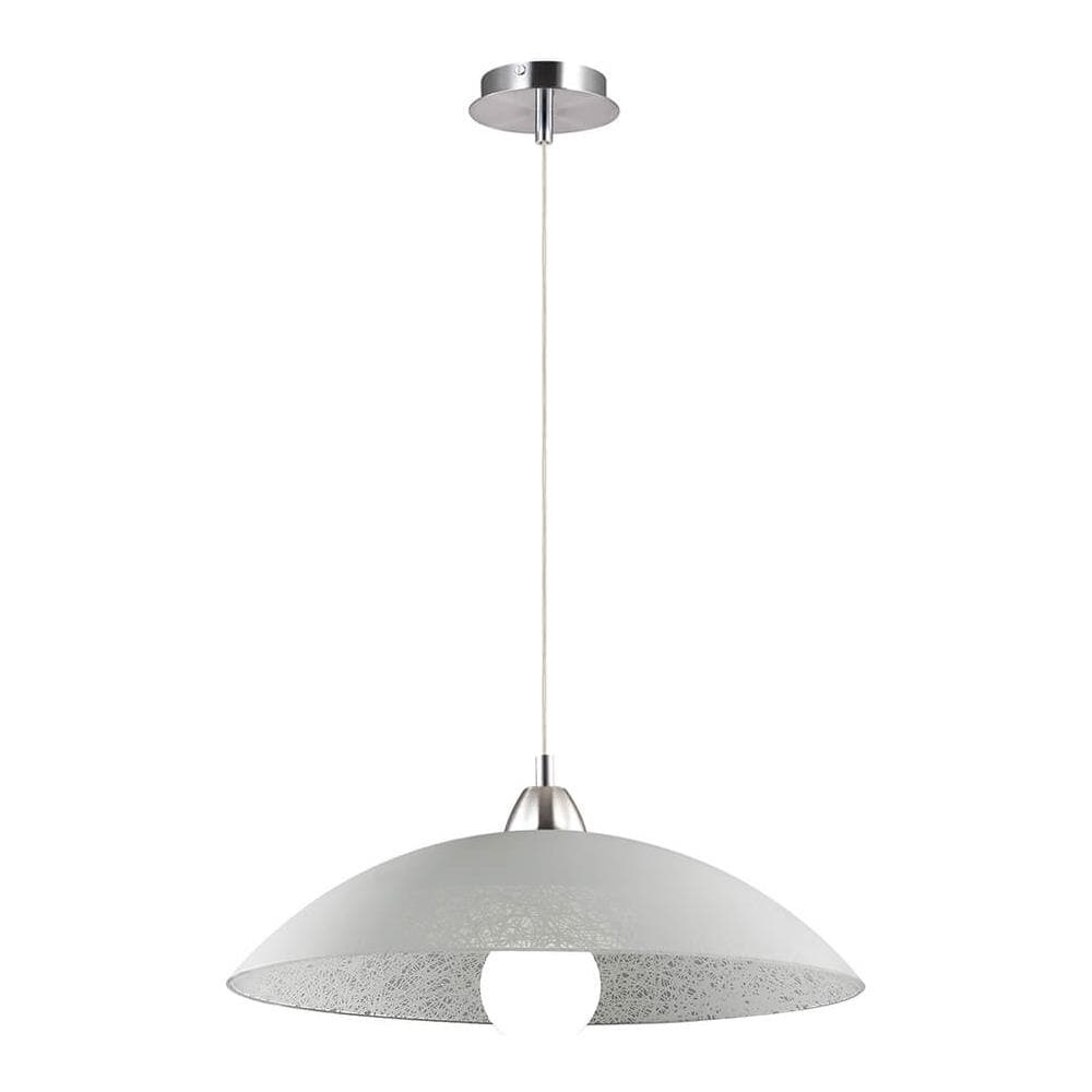 Lampada A Sospensione 60w E27 Bianco - Foto 1