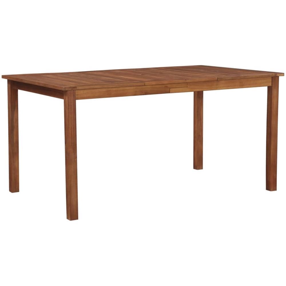 Tavolo Da Pranzo In Legno Massello Di Acacia 150x90x74 Cm - Foto 1
