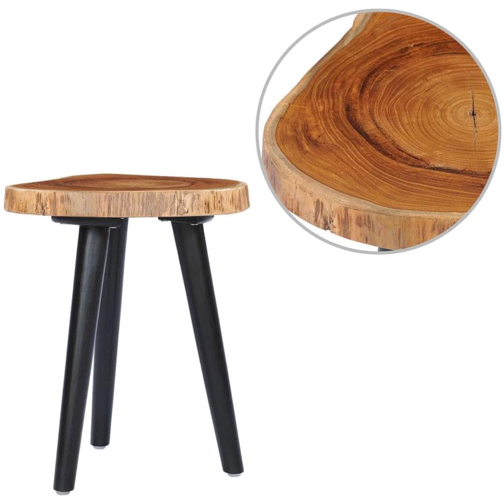 Tavolino Da Caffè 40x45 Cm In Massello Di Teak - Foto 1