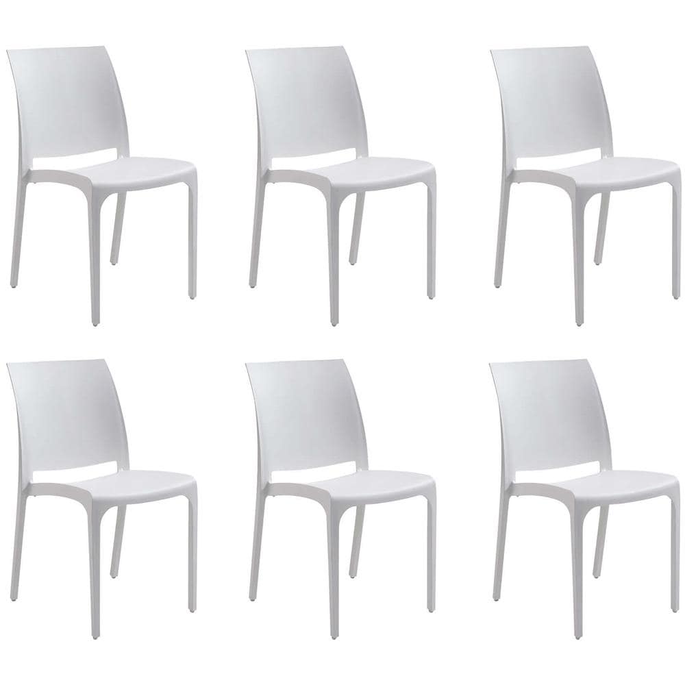 Volga - Sedia Da Giardino In Plastica Set Da 6 - Foto 1