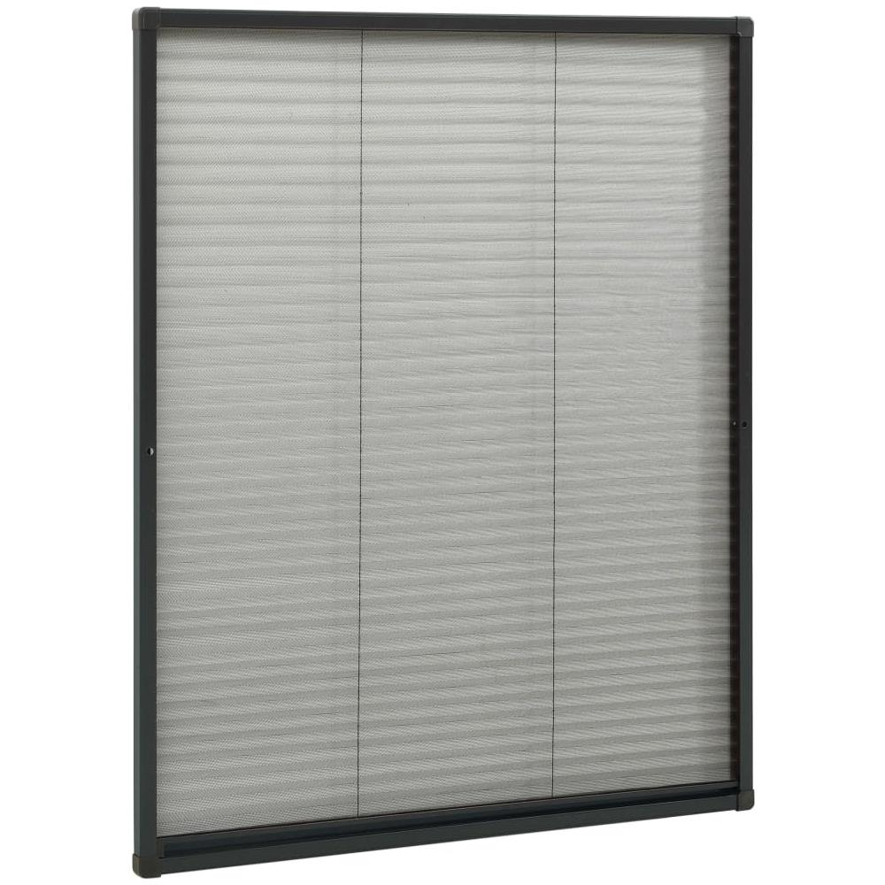 Zanzariera Plissettata Finestre in Alluminio Antracite 80x100cm - Foto 2