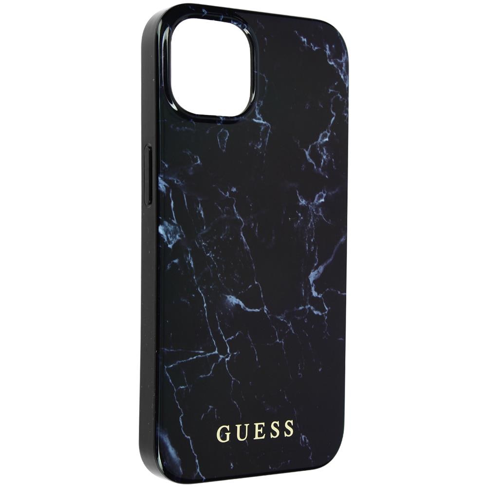 Cover Rigida Per Iphone 13 Pro Max Effetto Marmo Guess Nera - Foto 2