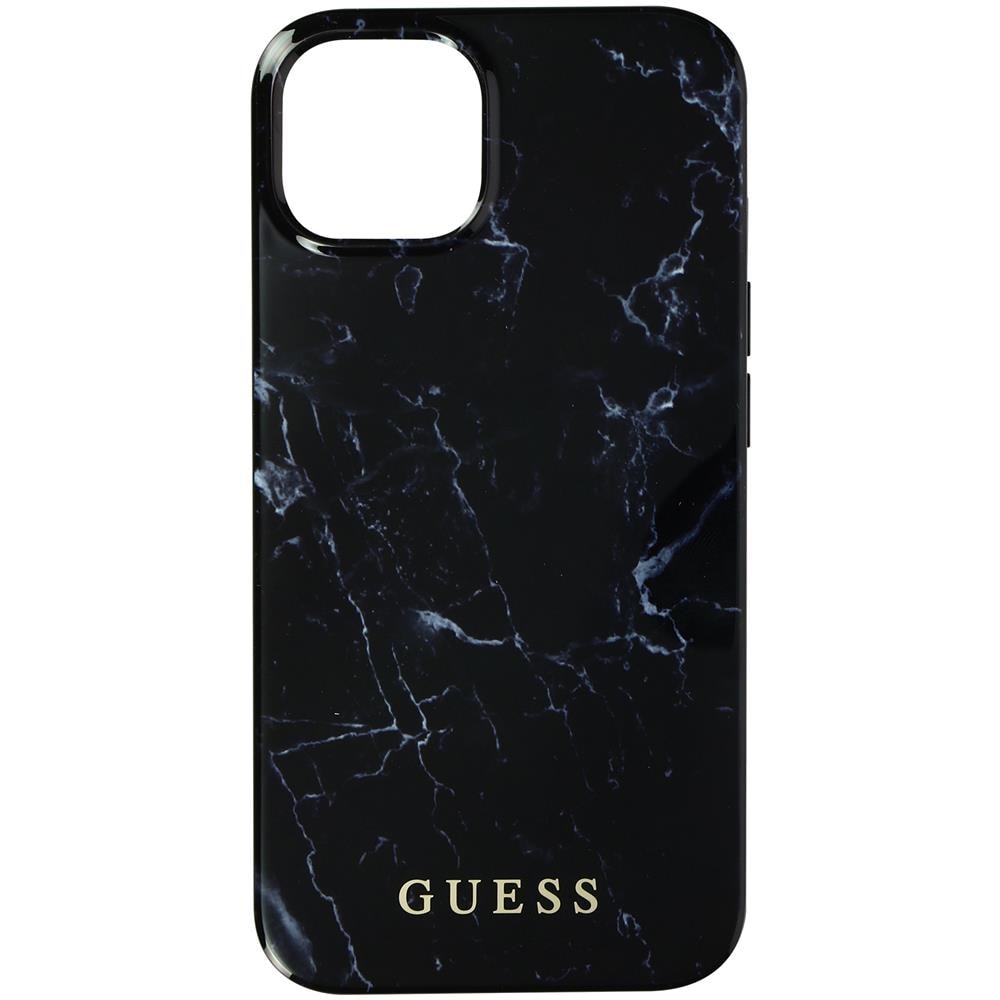 Cover Rigida Per Iphone 13 Pro Max Effetto Marmo Guess Nera - Foto 1