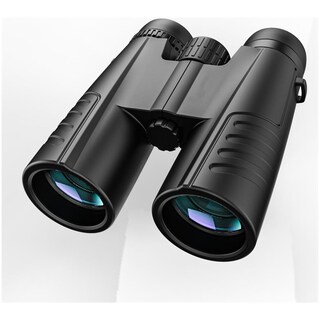 Binocolo 12x42 Per Adulti, Potente E Professionale Con Prisma BaK-4 E Lenti FMC, Impermeabile, Ideale Per Birdwatching E Caccia - Nero