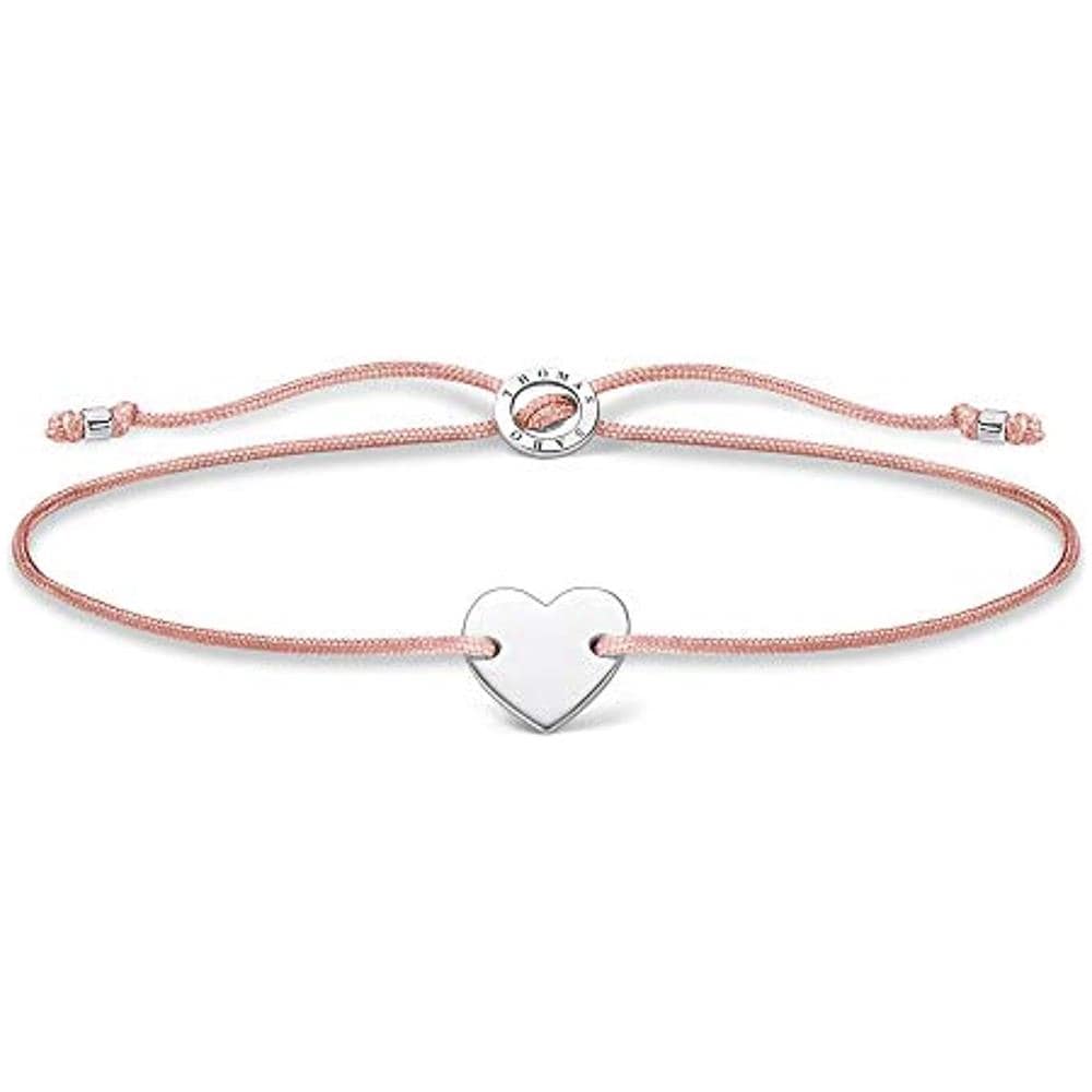 , Bracciale In Argento Sterling 925, Con Cuore E Cuore, Lunghezza 13-20 Cm - Foto 1