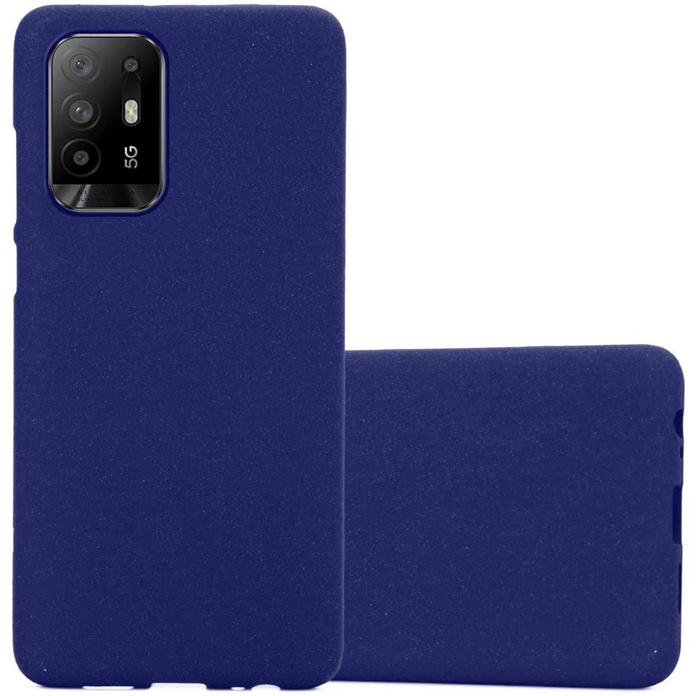 Custodia Compatibile Con Oppo A94 5g In Frost Blu Scuro - Coperchio Protettivo In Silicone Tpu Flessibile - Foto 1