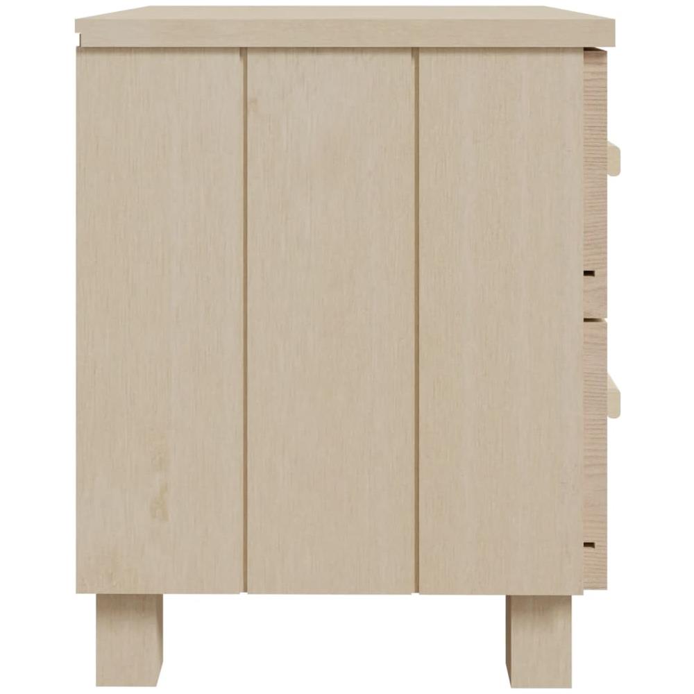 Comodini 2 Pz Miele 40x35x44,5 Cm In Legno Massello Di Pino - Foto 2