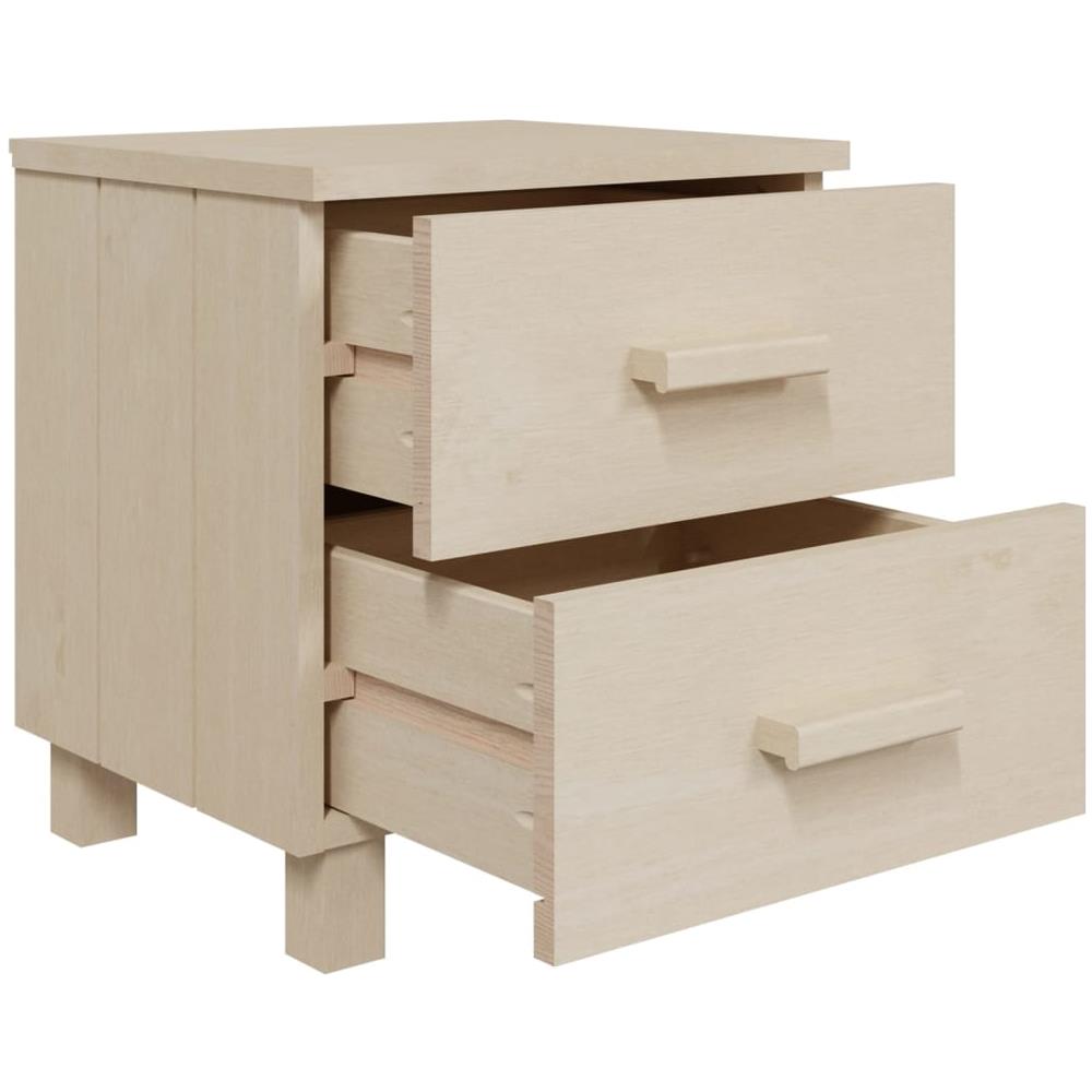 Comodini 2 Pz Miele 40x35x44,5 Cm In Legno Massello Di Pino - Foto 7