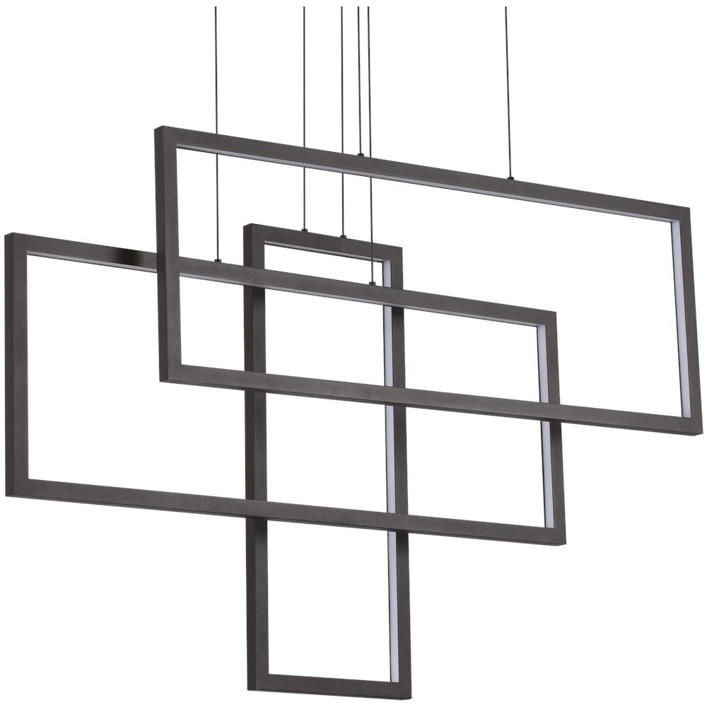 Frame Sp Rettangolo Nero Lampada Sospensione - 269382 - Foto 1