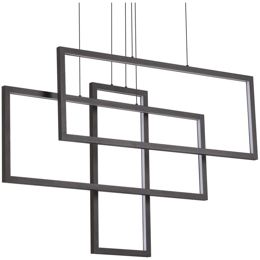 Frame Sp Rettangolo Nero Lampada Sospensione - 269382 - Foto 2