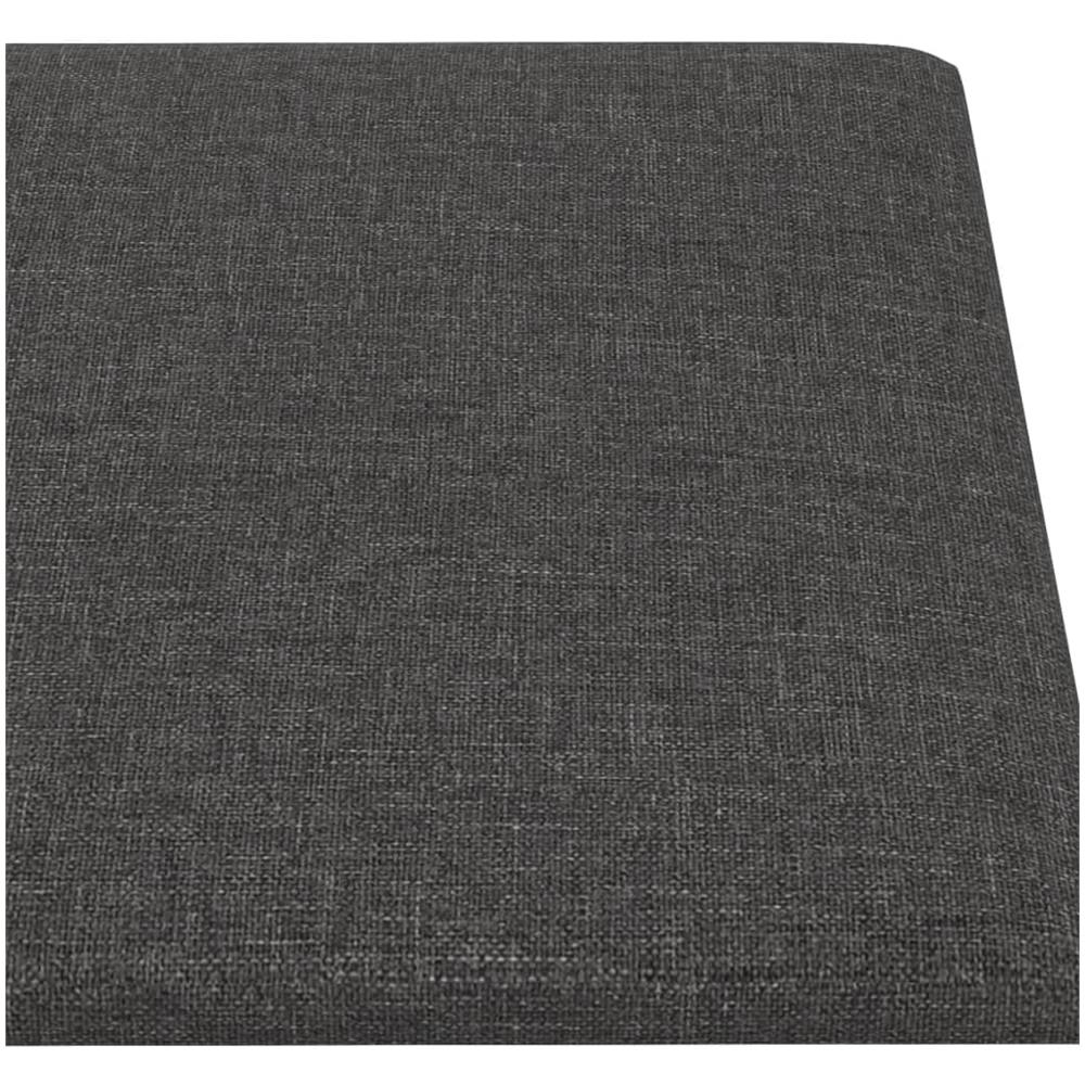 Pannelli Murali 12 Pz Grigio Scuro 90x30 Cm Tessuto 3,24 M - Foto 2