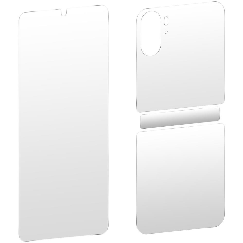 Pellicola Protettiva Per Oppo Find N2 Flip Fronte Retro Silicone Trasparente - Foto 1