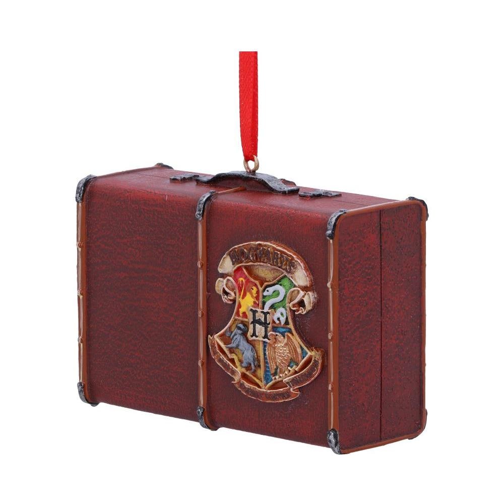 Nemesis Now - Harry Potter - Hogwarts Suitcase Trunk Festive Decorative Hanging Ornament 8.3cm - Foto 2