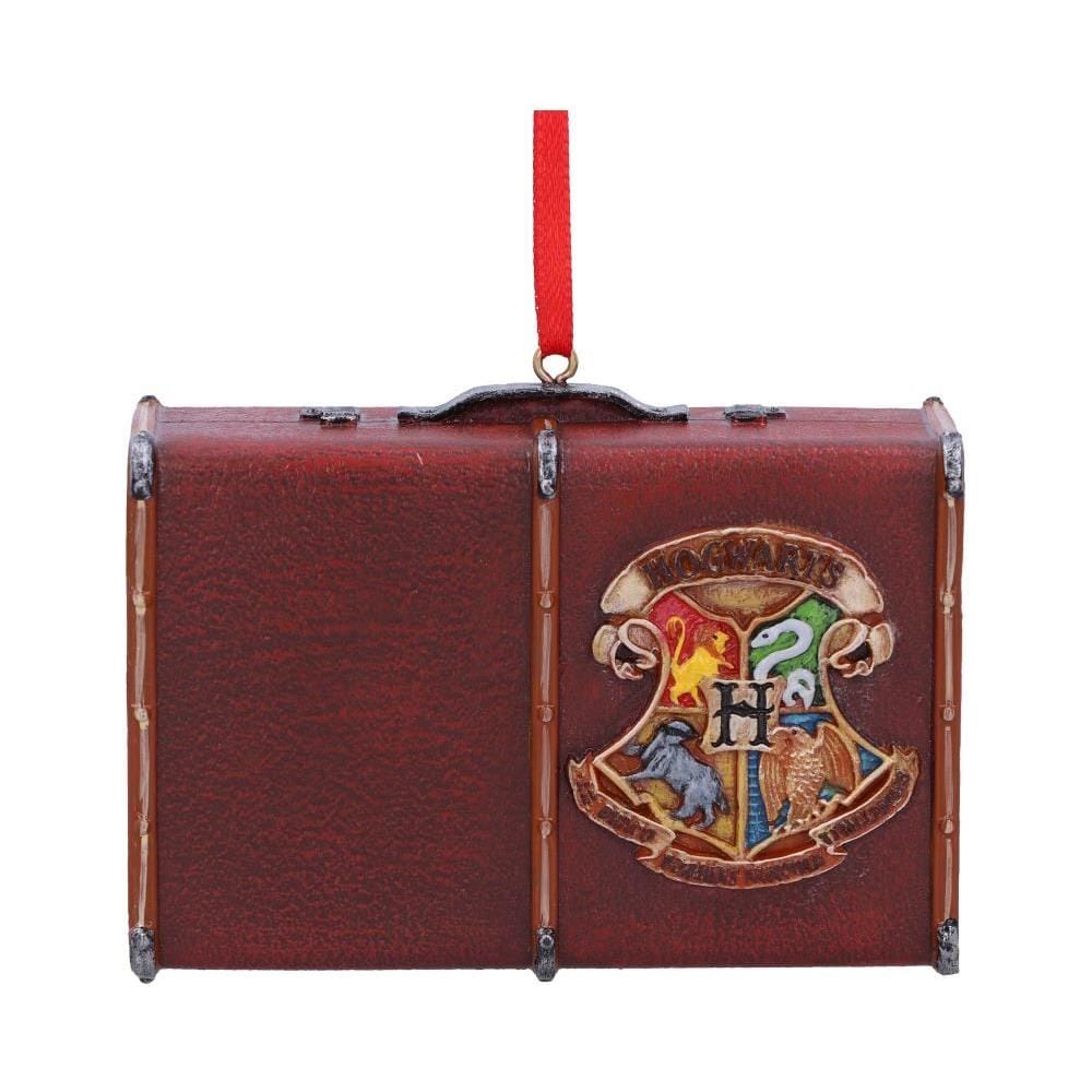 Nemesis Now - Harry Potter - Hogwarts Suitcase Trunk Festive Decorative Hanging Ornament 8.3cm - Foto 1