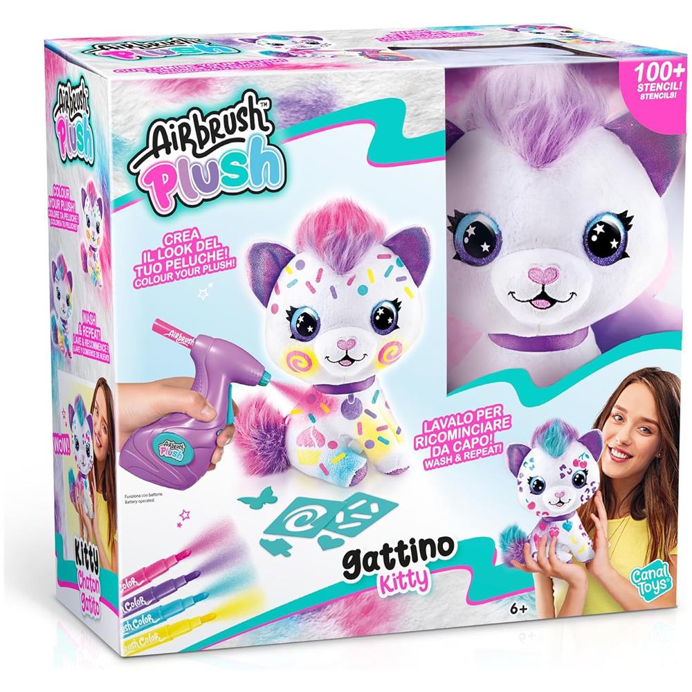 Peluche Giocattoli 20289584 Airbrush Plush Kitty - Foto 2