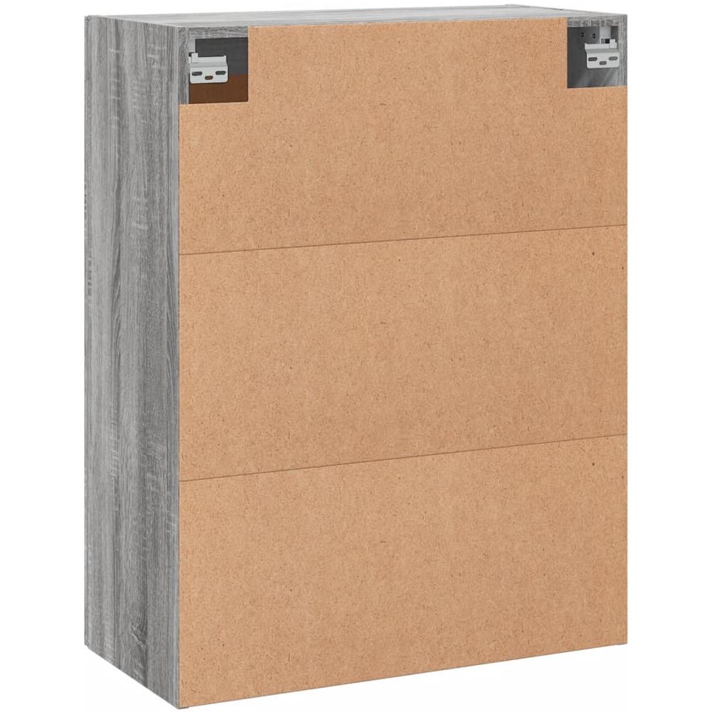 Armadietti A Parete 2 Pz Grigio Sonoma In Legno Multistrato - Foto 5