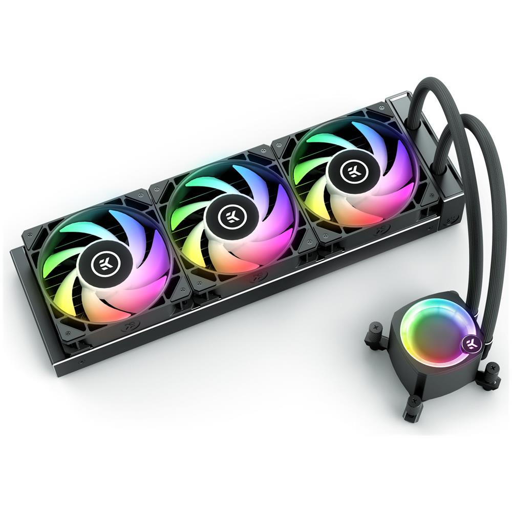 Nucleus AIO CR360 Lux D-RGB Processore Raffreddatore di liquidi tutto in uno 12 cm Nero 1 pz - Foto 1