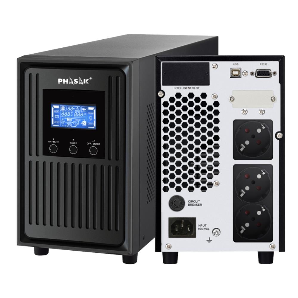 PH 8020 gruppo di continuità (UPS) Doppia conversione (online) 2 kVA 1800 W 3 presa (e) AC - Foto 1