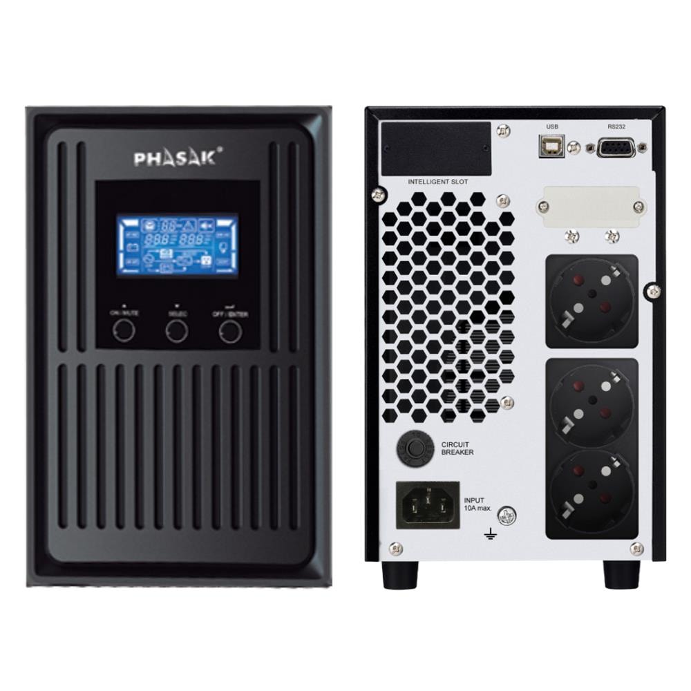 PH 8020 gruppo di continuità (UPS) Doppia conversione (online) 2 kVA 1800 W 3 presa (e) AC - Foto 2