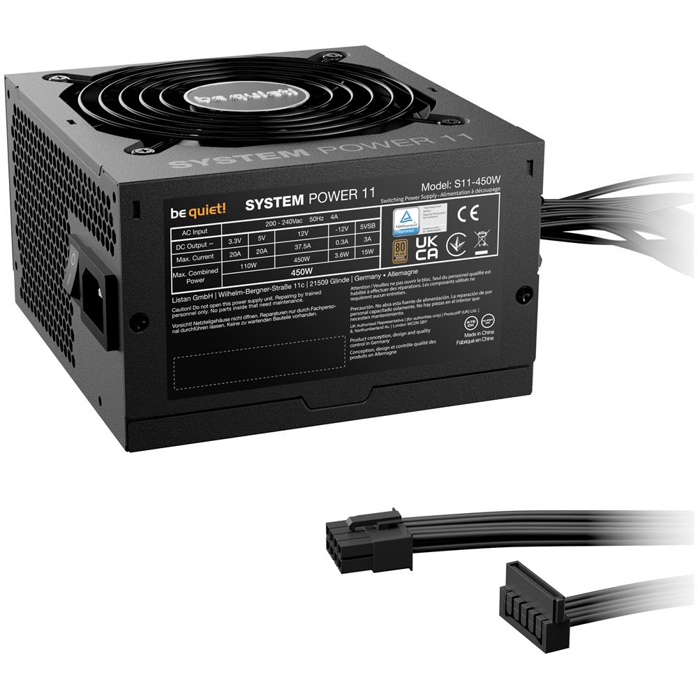 System Power 11 450W alimentatore per computer 20+4 pin ATX ATX Nero - Foto 2
